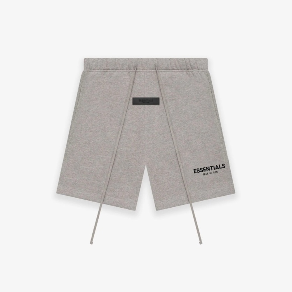 Essentials Fear Of God Dark Oatmeal Gray Shorts SS22 - Comes with Original Tags